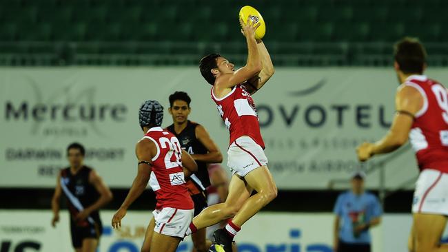 Redland Player Harrison Kerr during a NEAFL clash earlier in his career. Picture: Keri Megelus