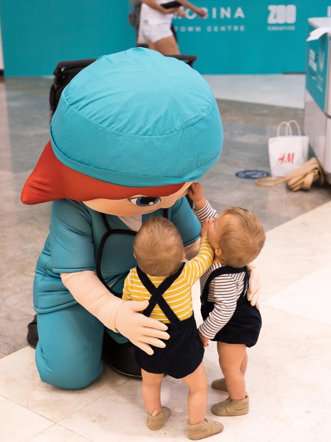 Gold Coast twins Theo and Louis Hankey are ambassadors for Scrub Up September that is being supported by Robina Town Centre.