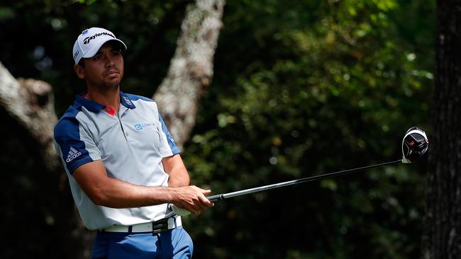 Jason Day finished even on day one of the Masters.