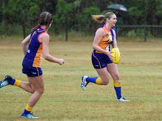 LENDING A HAND: The Waves' Bethany Williams-Holthouse was one of the players to help out Maryborough. Picture: Alistair Brightman