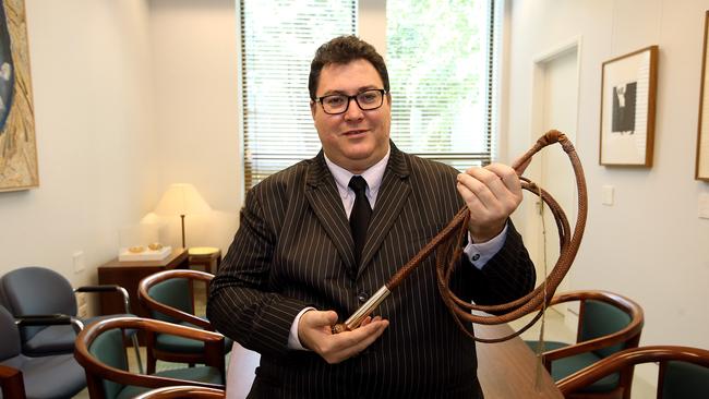 George Christensen when he resigned as Chief Whip of the Nationals.