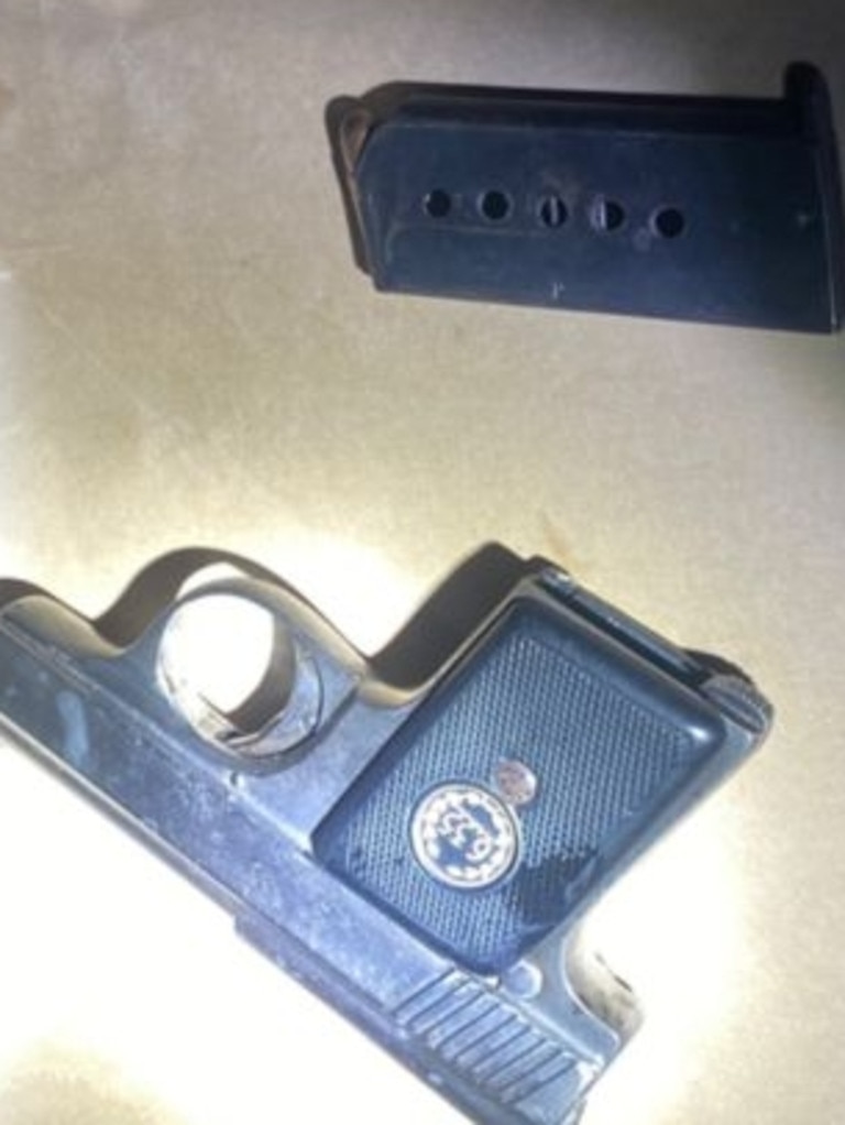 MROne of the guns allegedly seized. Picture: SA Police