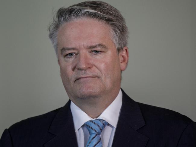 Finance Minister Mathias Cormann. Picture: Sean Davey.