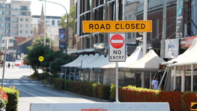 Business owners want the return of these shelters that lined Church St before light rail tore up the street. Picture: Angelo Velardo