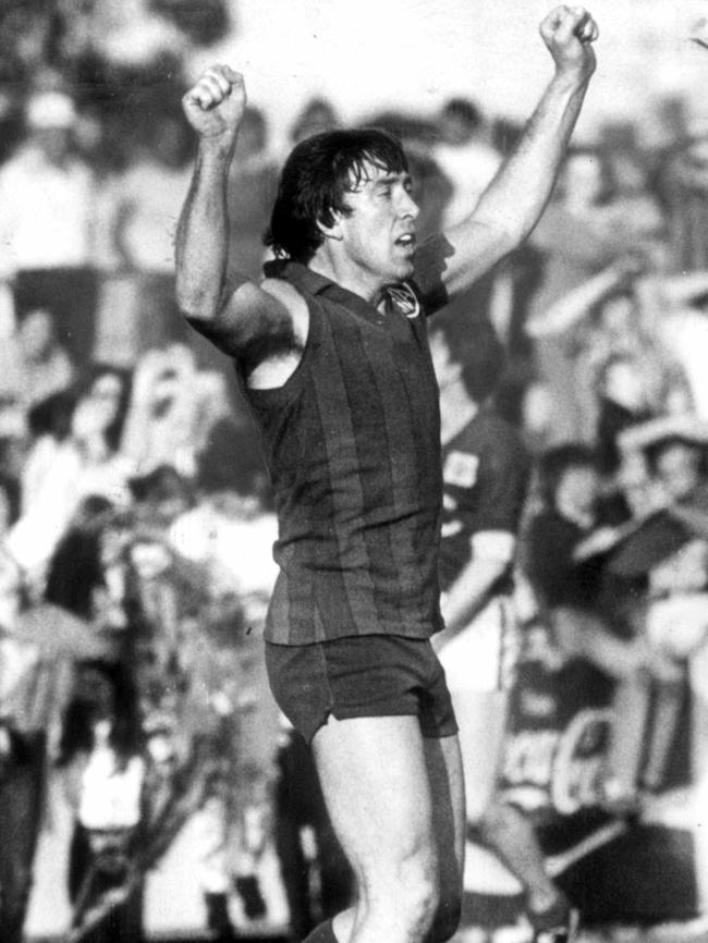 Fred celebrates during his heydays. Picture: File