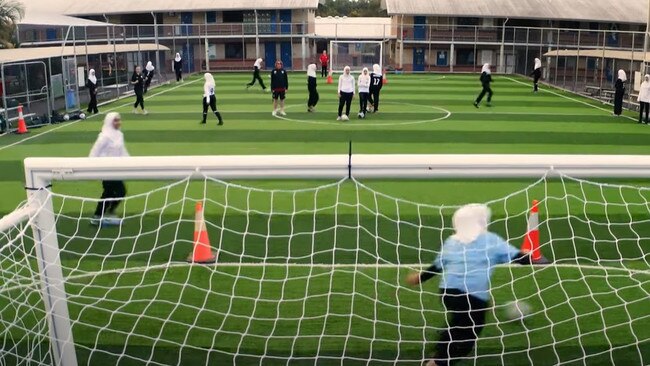 Two 14-year-old girls from Queensland’s largest Islamic school have created history by being chosen to play futsal for Australia at the Costa Blanca Cup in Spain this month.