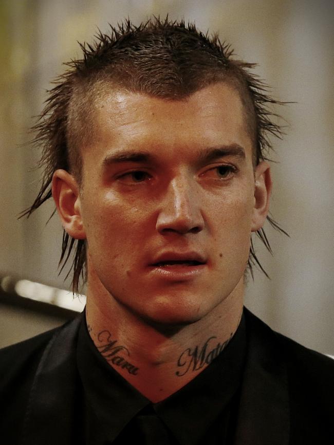 Dustin Martin’s old haircut rocks the Brownlow Medal count.