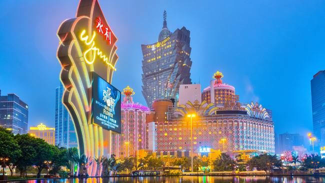 Macau is Asia’s biggest casino market.