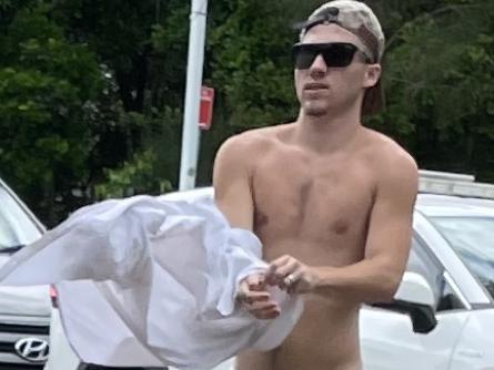 Lincon Bellinger, 19, pleaded guilty at Byron Bay court to driving intoxicated without a licence with seven passengers in the car.