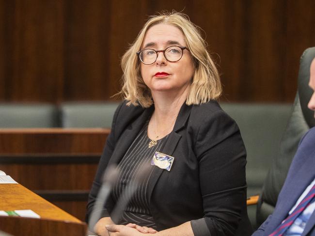 Michelle O’Byrne is a former federal representative and has been touted as a replacement leader for her brother David. Picture: Richard Jupe