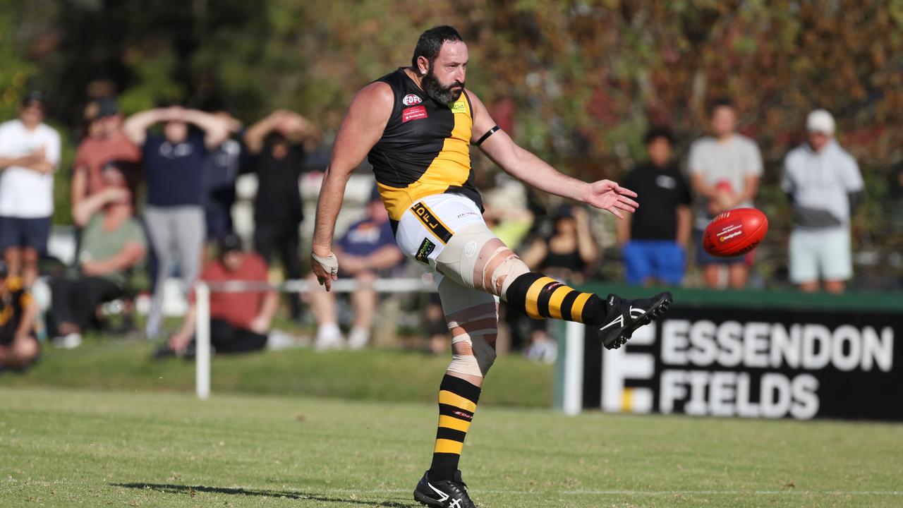 Ferras Merhi and Falcon Capital had an unwritten agreement for Merhi’s Cornerstone firm to market First Guardian funds. He received at least $13m in less than two years for these services. Pictured is Mr Merhi, a former VFL ruckman. Picture: Stuart Milligan