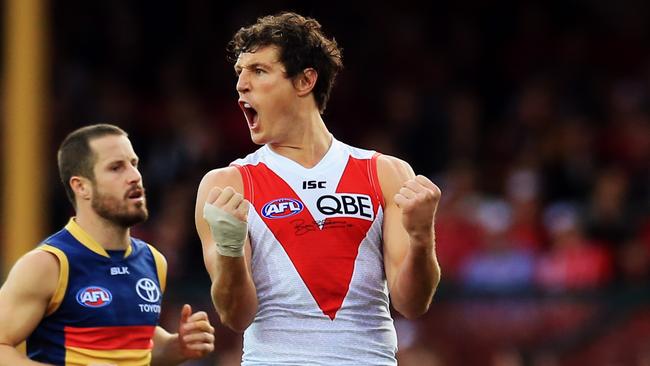 Kurt Tippett has booted 301 goals from 152 games. Picture: Mark Evans