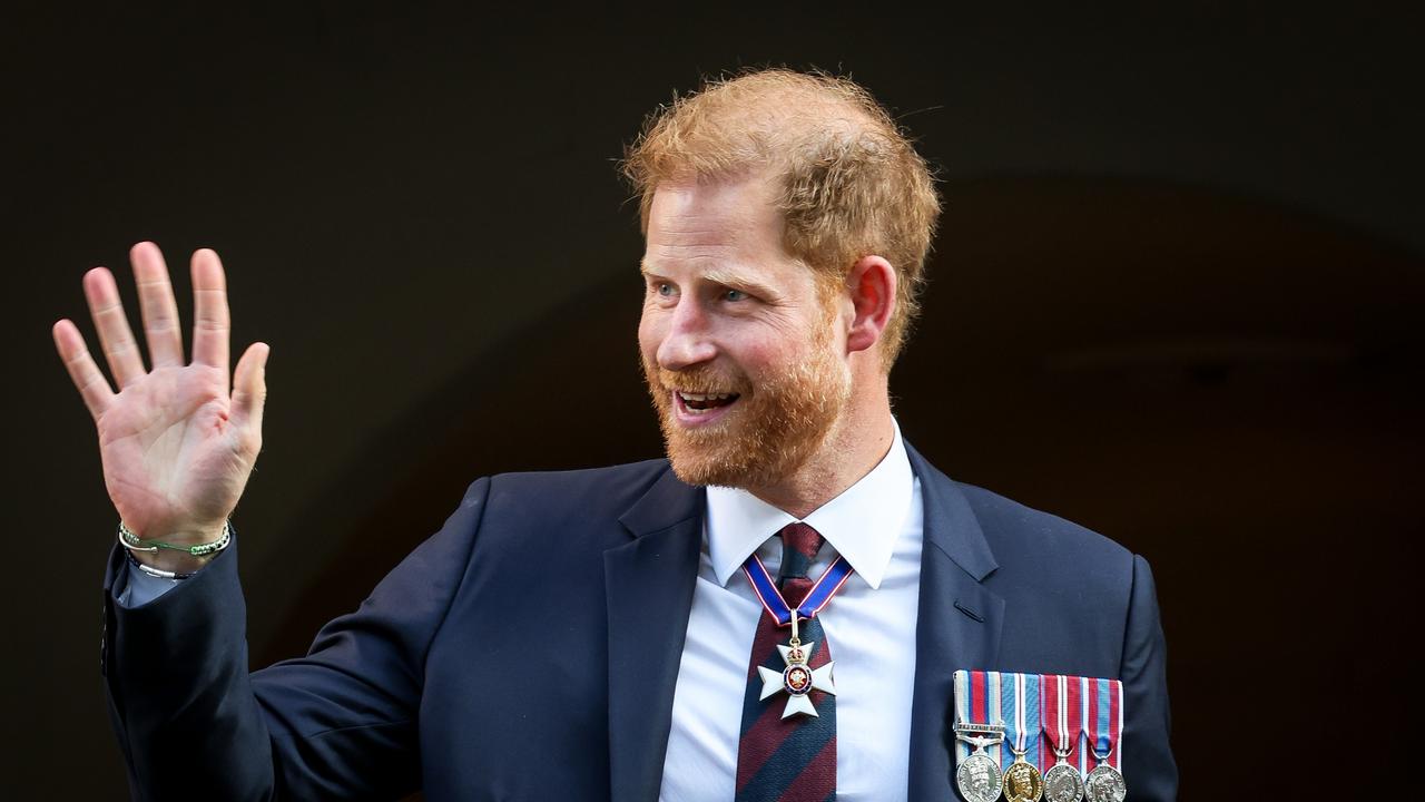 He was beaming. Picture: Chris Jackson/Getty Images for Invictus Games Foundation