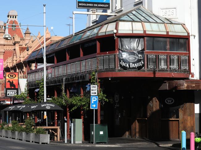 The Woolshed in Hindley Street. Picture: Dean Martin