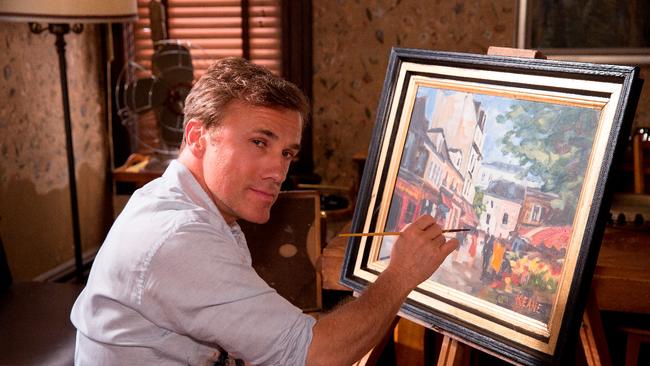 Christoph Waltz in a scene from the movie Big Eyes. Picture: Village Roadshow films