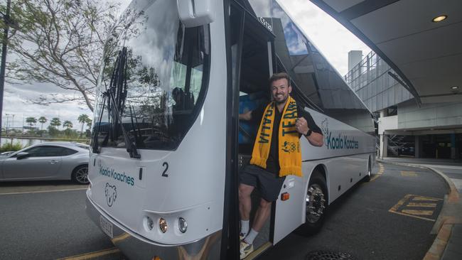 The Director of Sporting Globe Mark Vigus will be running buses to Robina Stadium when the Subway SoccerooÃ&#149;s take on Bahrain on Thursday September 5. Picture: Glenn Campbell