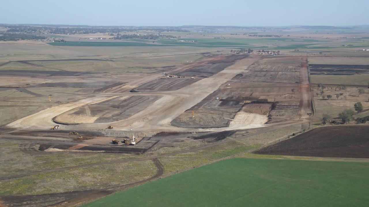 Wellcamp Airport under construction. Photo Contributed