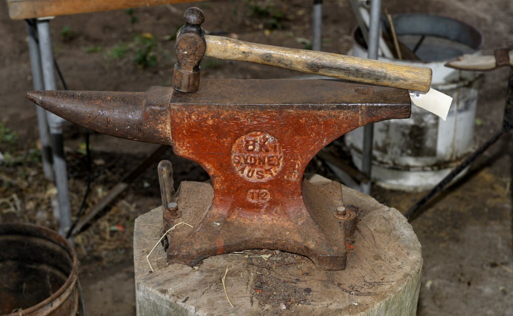 Larkhill local Ken Consiglio is having an auction of most of the things on his property. Picture: Rob Williams