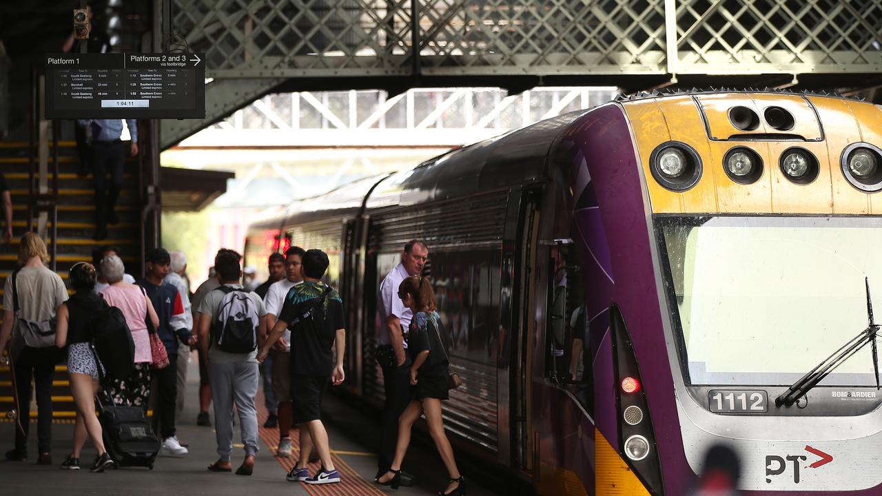 Train delays are expected throughout April. Picture: Alison Wynd