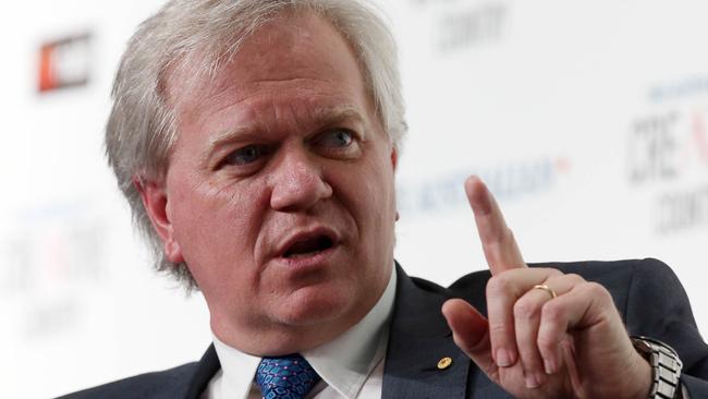 ANU vice-chancellor Brian Schmidt: ‘When you’re stuck in the centre and you’re getting attacked on both flanks, it’s hard to ­survive’. Picture: Aaron Francis.