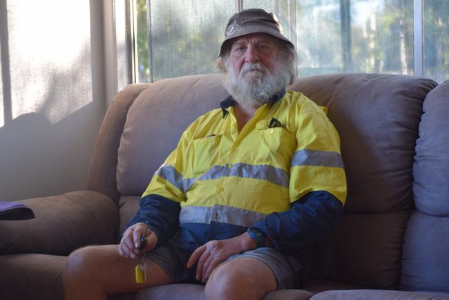 First home buyer Rodney Marshall at his Mundubbera home. Picture: Philippe Coquerand