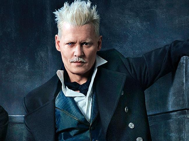 Johnny Depp as Gellert Grindelwald from Fantastic Beasts: The Crimes of Grindelwald. Picture: Warner Bros