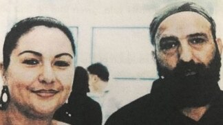 Amirah Droudis and Man Monis days before she carried out the frenzied stabbing murder of his first wife.