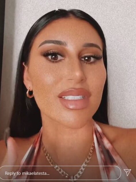 Mikaela Testa has defended her ‘mistake’ after mistaking Sydney for Australia’s capital city in a recent TikTok vlog. Picture: Instagram/MikaelaTesta