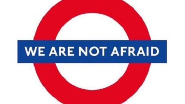 Londoners have started tweeting #WeAreNotAfraid after Westminster attack.  Picture:  Twitter