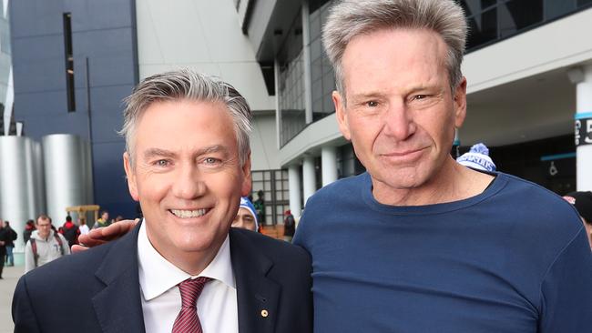 Eddie McGuire and Sam Newman have a firm friendship. Picture: Alex Coppel.