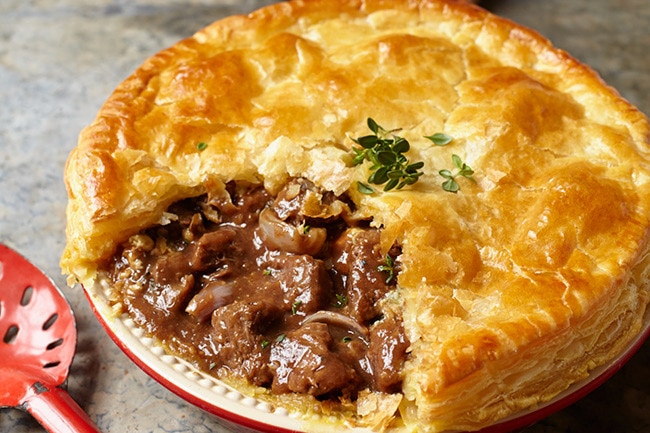 Steak, dark ale and stilton pie | body+soul