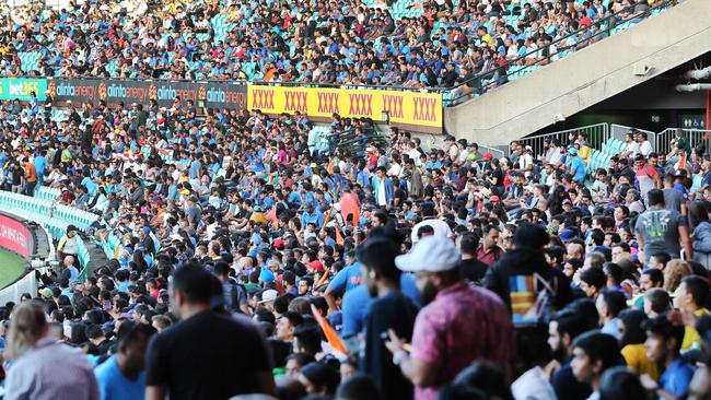 Up to 24,000 fans are set to be allowed into the SCG from January 7 for cricket’s third Test match. Picture: Richard Dobson