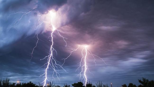 Lightning strikes had sparked fires across the state’s west, north west, mid north and upper south east.