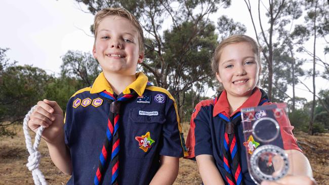 Scouts SA Marketing manager Paul Williams anticipates an increase in enrolments now Scouts members are eligible for the sports voucher. Picture: Ben Clark