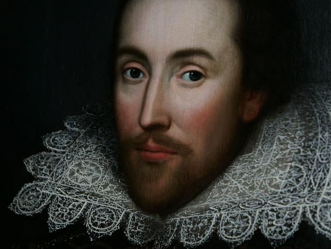 WIRE: Copy pic of the newly discovered portrait of William Shakespeare presented by the Shakespeare Birthplace Trust in central London 09/03/2009. The portrait believed to be almost the only authentic image of the writer made from life has belonged to one family for centuries but was not recognized as a portrait of Shakespeare until recently.