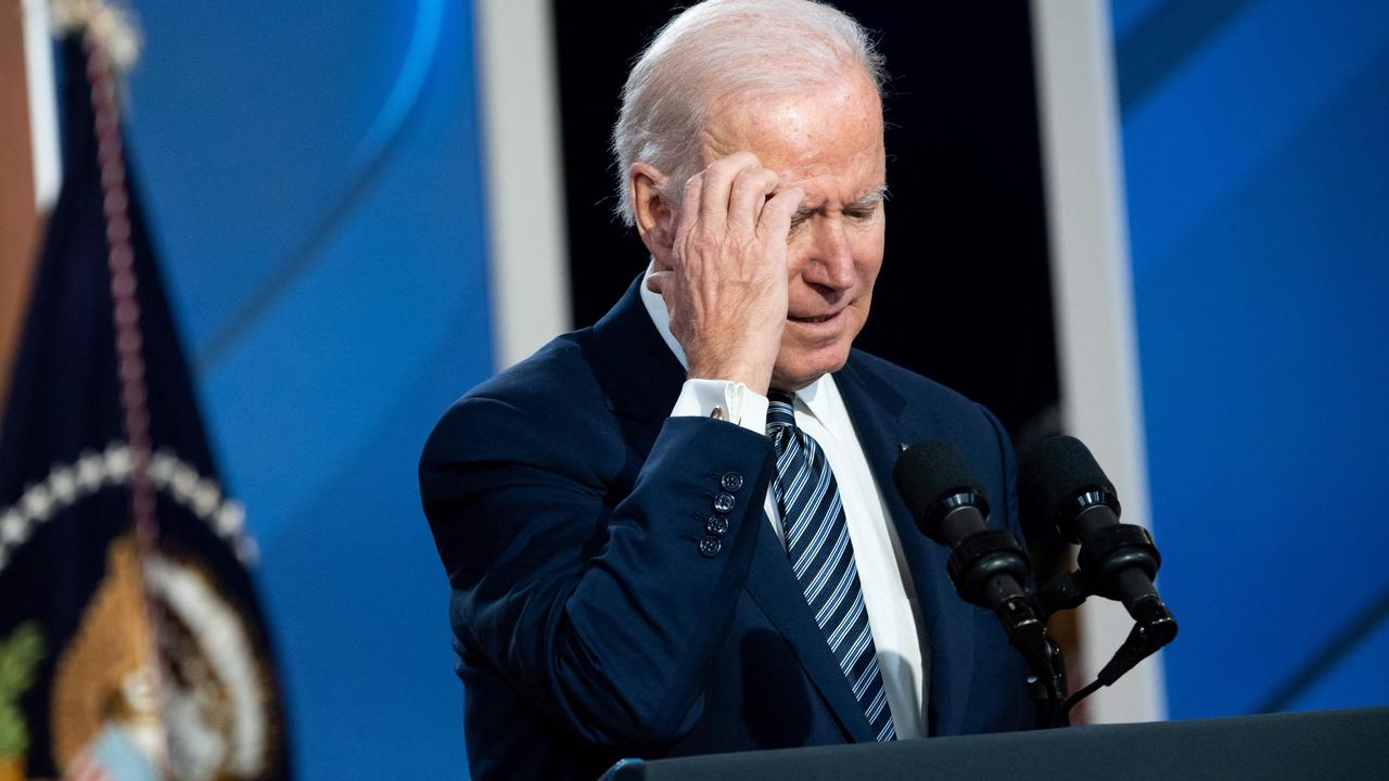 US President Joe Biden defended his Build Back Better plan after America recorded its highest inflation in almost 40 years. Picture: Saul Loeb/AFP