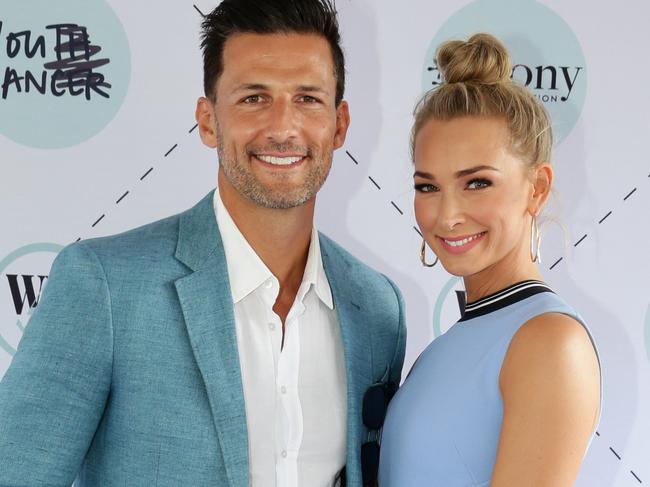 Tim Robards and Anna Heinrich. Picture: Jonathan Ng