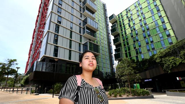 Uni Lodge student accommodation at Buranda, near Stones Corner. Picture: David Clark/AAP