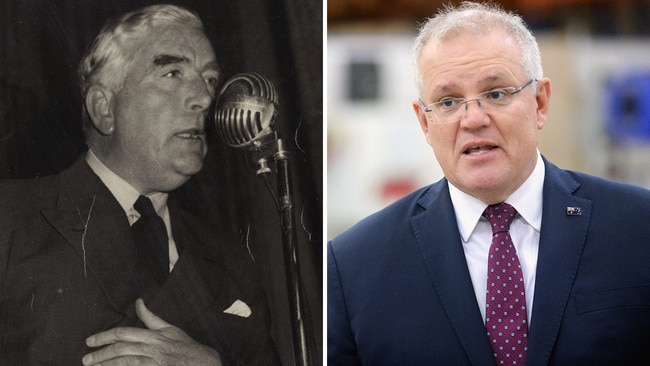 Robert Menzies was a ‘man of principles rather than of ideology’ and his views on how a Liberal government should tackle a problem read like wise advice seven decades later. Picture: File/Jeremy Piper