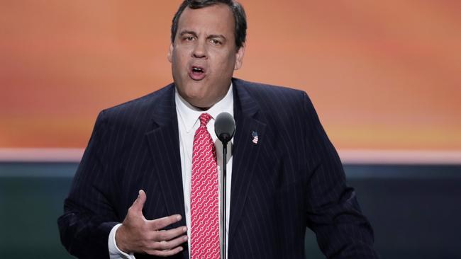 Christie’s speech was one stinging rebuke of Clinton after another.