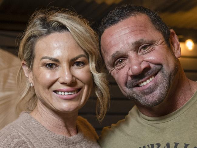 NEWCASTLE, AUSTRALIA. JUNE 9, 2023: Robbie and Louise O'Davis at home in Newcastle. Picture: Martin Ollman / The Australian