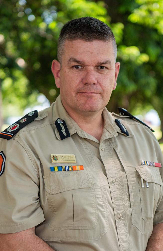 NT Corrections Commissioner Matthew Varley. Picture: Pema Tamang Pakhrin