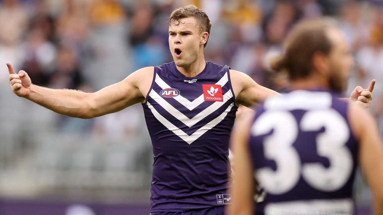 Sean Darcy starred for the Dockers. Picture: Will Russell