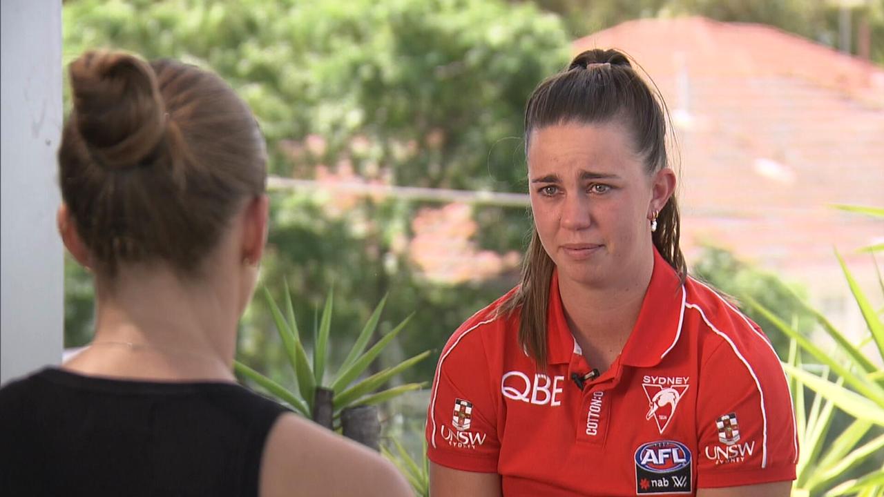 An emotional Chloe Molloy sits down with Ruby Schleicher.