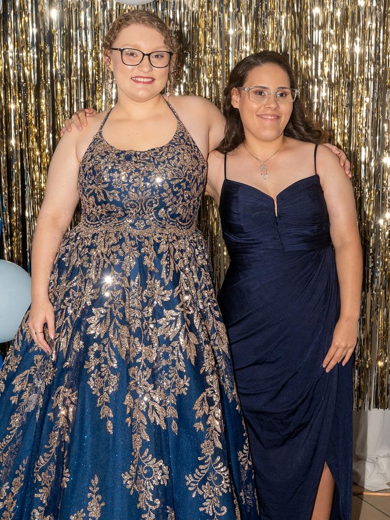 Emily Munt and Lara Choppy at Carlisle Adventist College Graduation dinner, Thursday 16 November 2023 Picture:Michaela Harlow