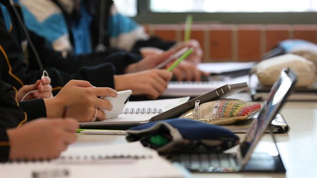 Students are most Gold Coast public schools are allowed mobile phones in classrooms. Photo: Supplied