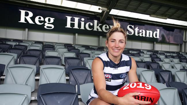 Mel Hickey has joined AFLW expansion club Geelong. Picture: Alison Wynd