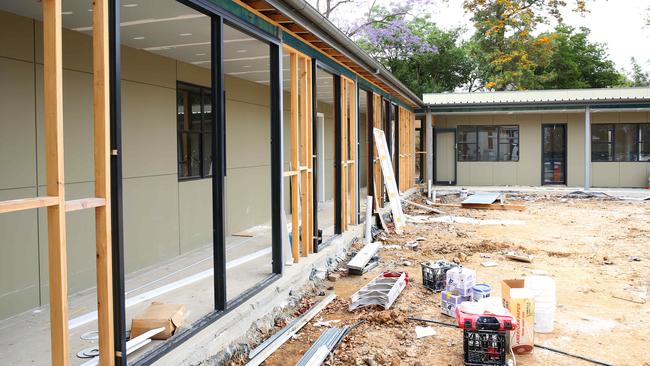 Eight classrooms have been built at the expansive site. Picture: Angelo Velardo