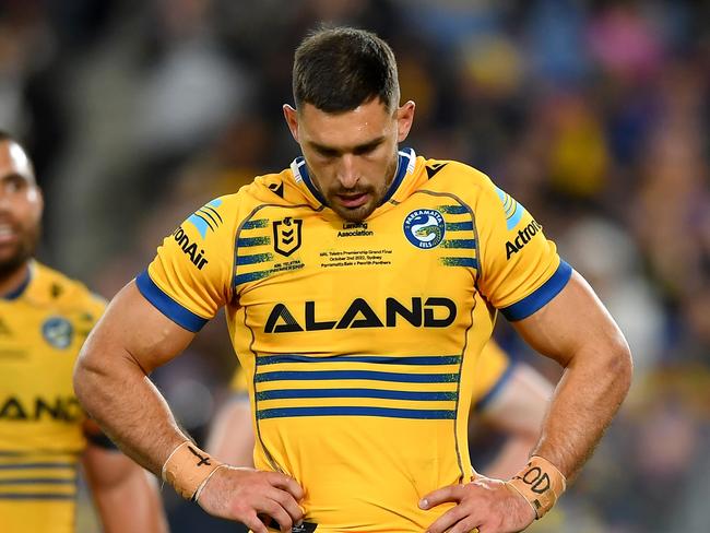 NRL -Grand Final Penrith Panthers vs Parramatta Eels  at Accor Stadium, Ryan Matterson, Dejection. Picture: NRL Photos/Gregg Porteous