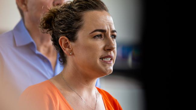 Lia Finocchiaro Chief Minister of the Northern Territory as the Northern Territory Emergency Service (NTES) is celebrating its 50th anniversary in 2025, marking five decades of dedicated service to the Territory since its establishment in the aftermath of Cyclone Tracy. Picture: Pema Tamang Pakhrin